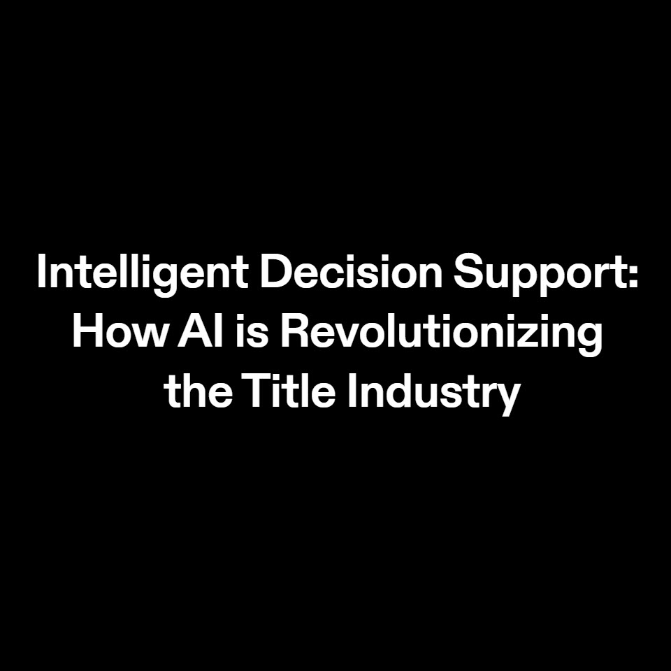 intelligent decision support with AI